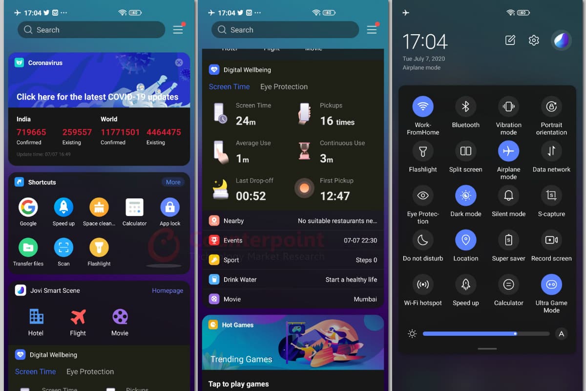 counterpoint vivo v19 review ui