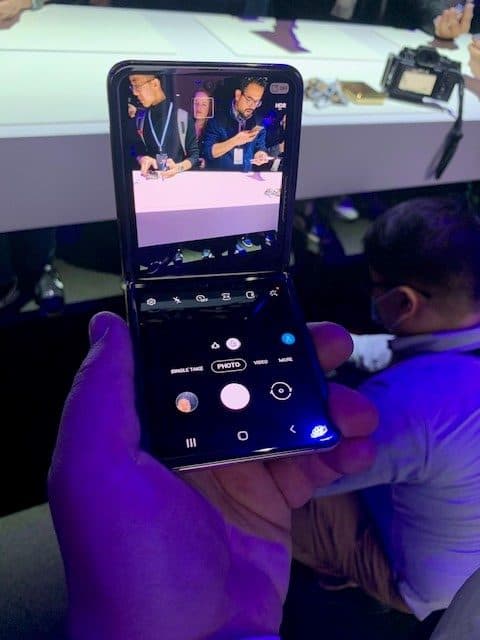 Samsung Z Flip at UNPACKED
