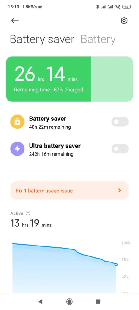 POCO F3 - Battery