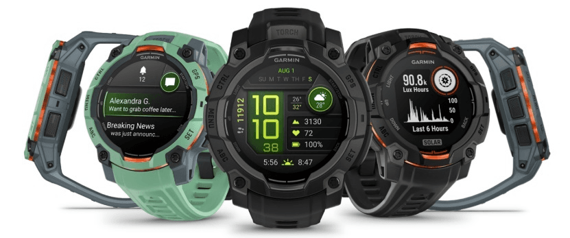 A group of smart watches
Description automatically generated
