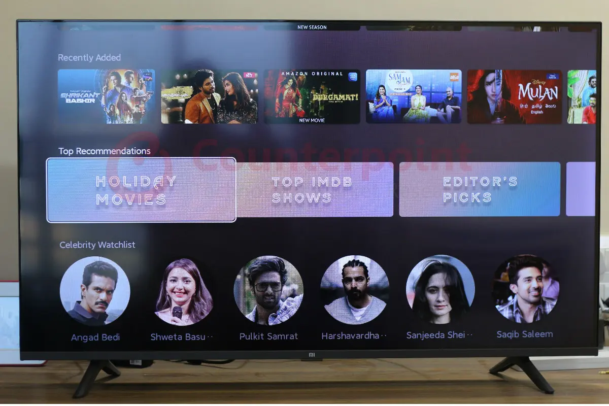 counterpoint mi tv horizon live tv editors choice