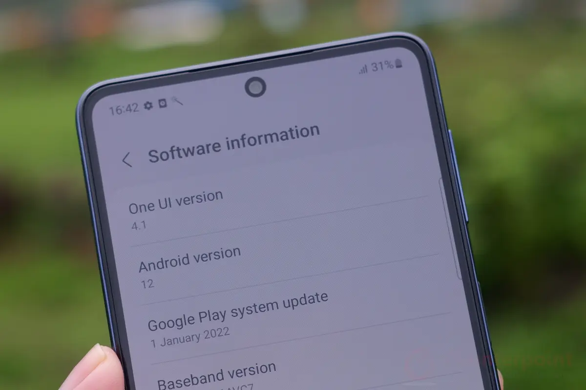 counterpoint samsung galaxy m53 5g software