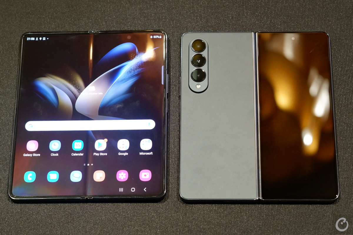 counterpoint galaxy unpacked galaxy z fold 4 front and back