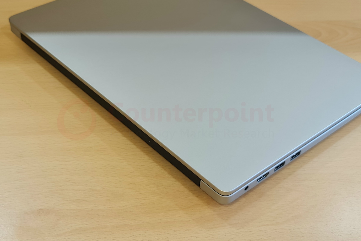 counterpoint xiaomi mi notebook 14 review lid
