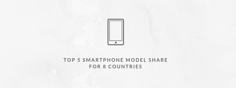 Top 5 Smartphone Models Share For 8 Countries