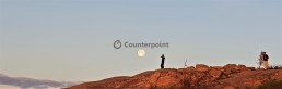 Samsung Galaxy S10 Plus - Moonset at Sunrise - Cadillac Mountain - Acadia Natl Park, Maine USA - Neil Shah