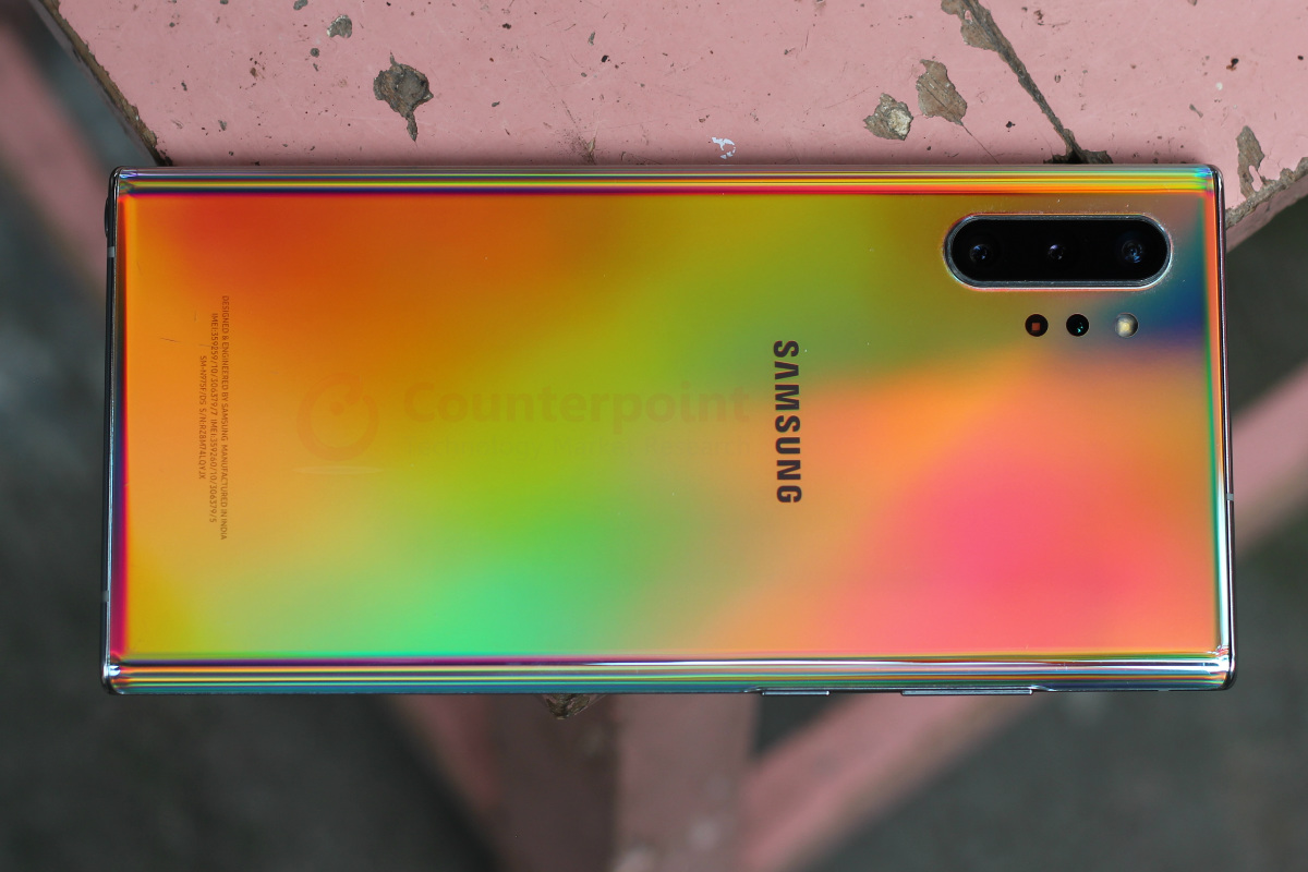counterpoint samsung galaxy note 10 plus long term review aura glow