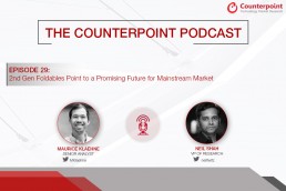 counterpoint podcast foldable smartphones