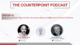 counterpoint podcast with perceive edge ai chips