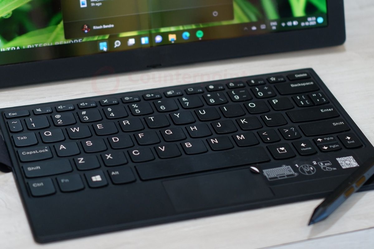 counterpoint lenovo thinkpad x1 fold review keyboard