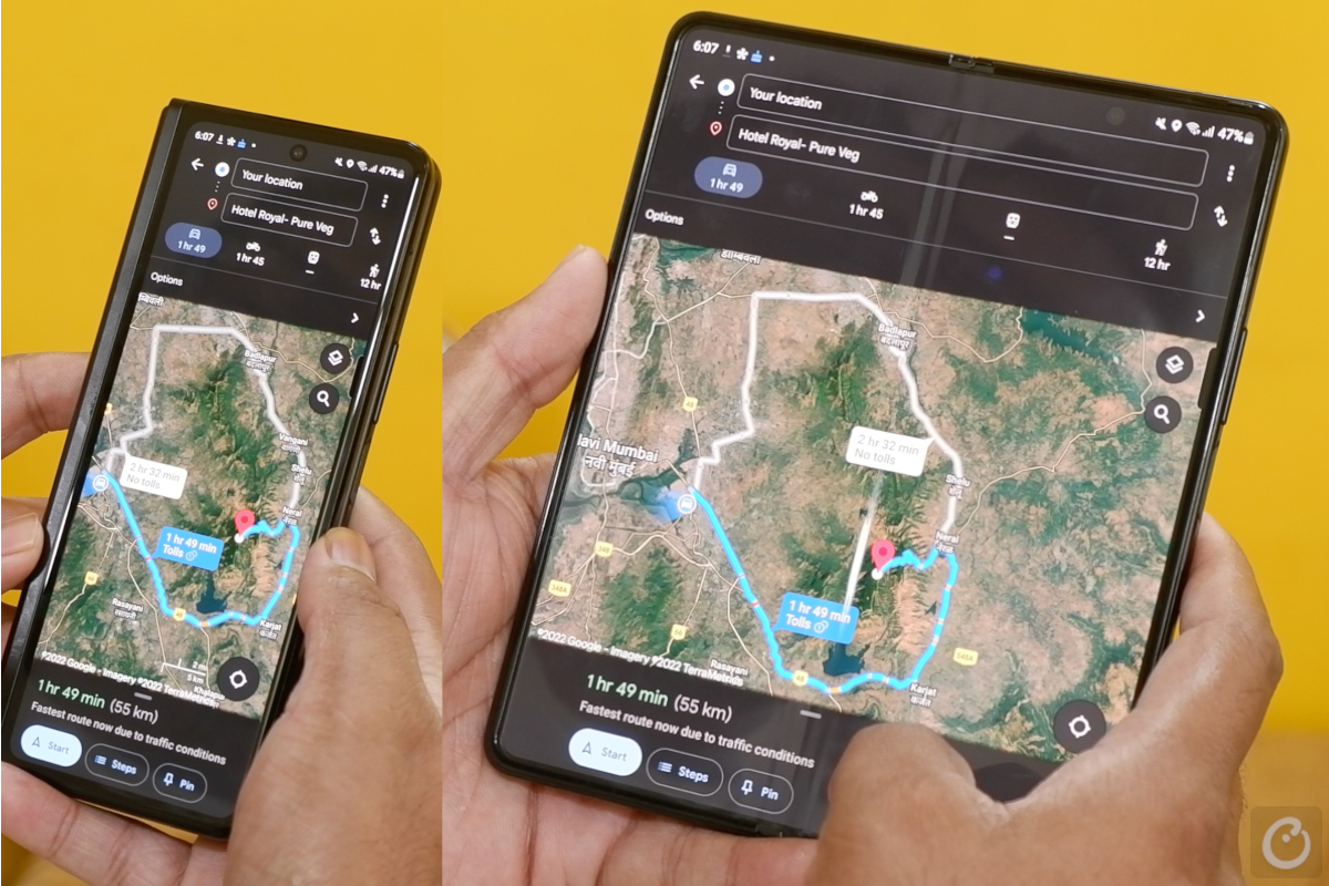 counterpoint samsung galaxy z fold 3 review app continuity