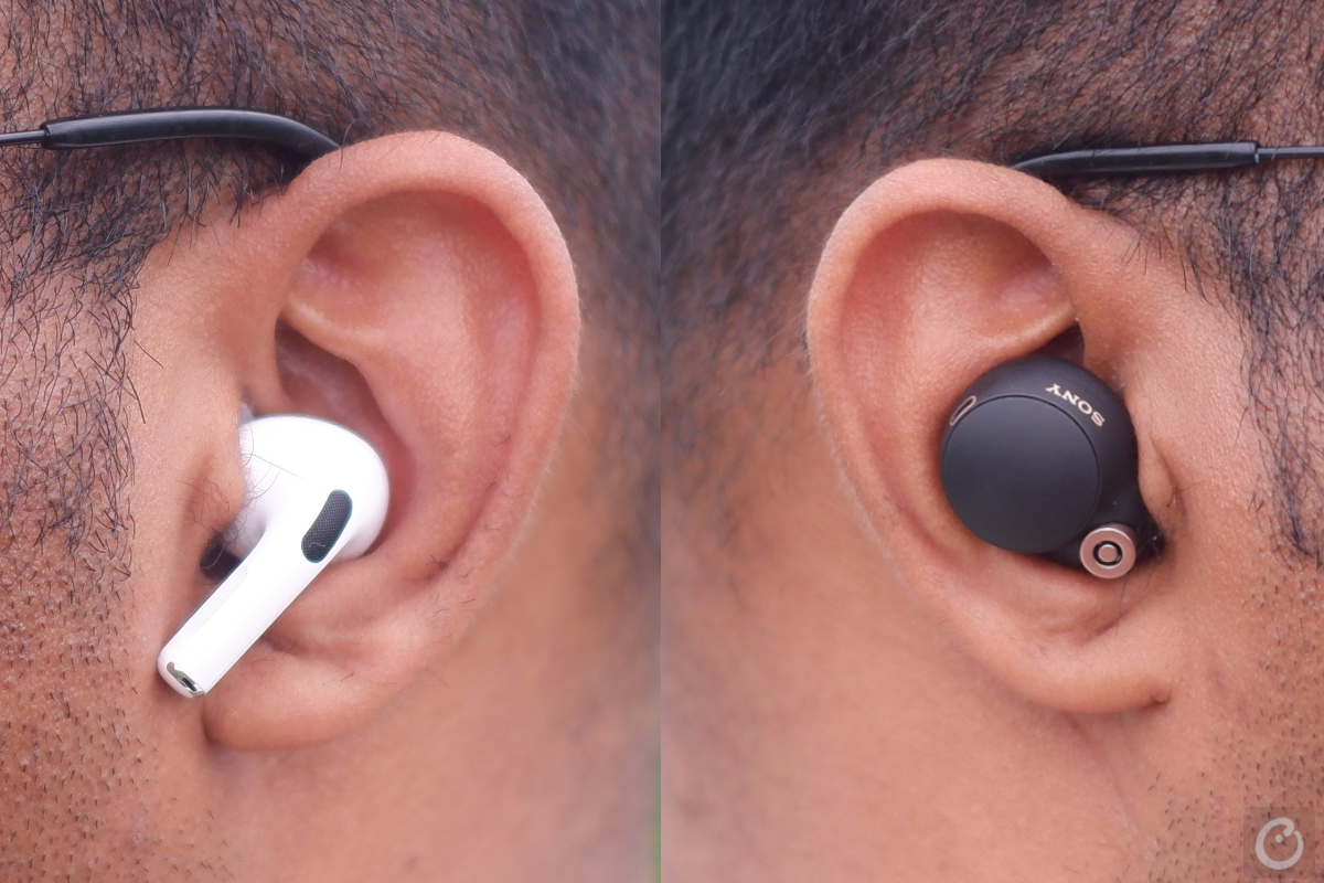 counterpoint sony wf-1000xm4 vs apple airpods pro fit and comfort