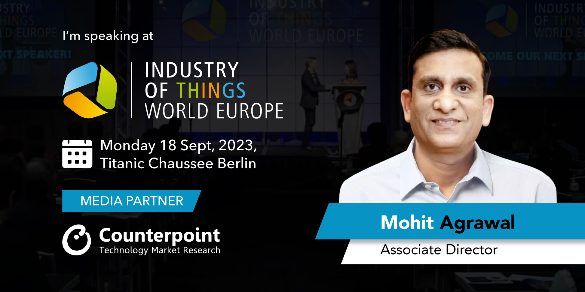 Meet Counterpoint at Industry of Things World Europe