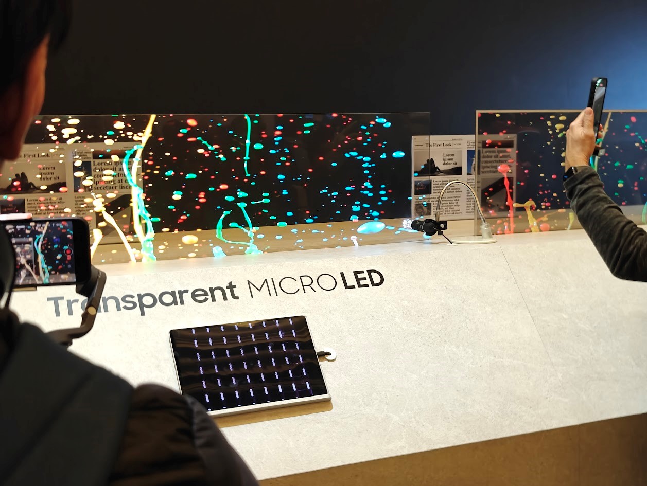 Samsung's Transparent MicroLED Screens